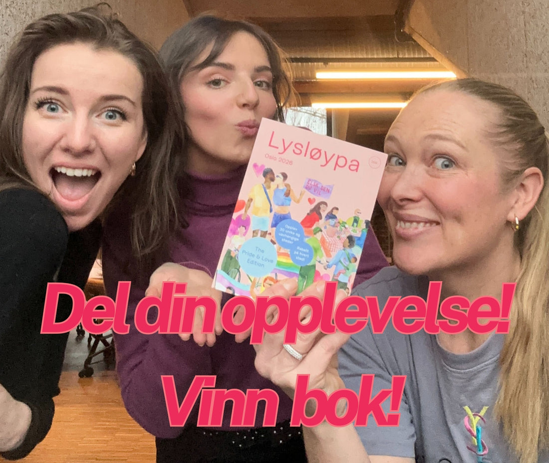 Del at du bruker Lysløypa og vinn bok!
