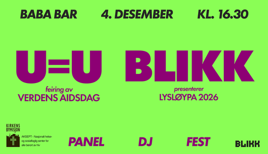 Afterwork med Blikk & Aksept på Baba Bar!